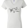 Women's Short Sleeve V-Neck T-Shirt Thumbnail