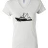 Women's Short Sleeve V-Neck T-Shirt Thumbnail