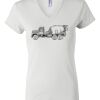 Women's Short Sleeve V-Neck T-Shirt Thumbnail