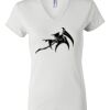 Women's Short Sleeve V-Neck T-Shirt Thumbnail