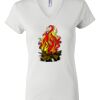 Women's Short Sleeve V-Neck T-Shirt Thumbnail