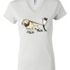 Women's Short Sleeve V-Neck T-Shirt Thumbnail