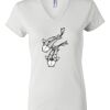 Women's Short Sleeve V-Neck T-Shirt Thumbnail