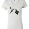 Women's Short Sleeve V-Neck T-Shirt Thumbnail