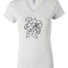 Women's Short Sleeve V-Neck T-Shirt Thumbnail
