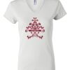 Women's Short Sleeve V-Neck T-Shirt Thumbnail