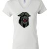 Women's Short Sleeve V-Neck T-Shirt Thumbnail