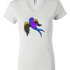 Women's Short Sleeve V-Neck T-Shirt Thumbnail