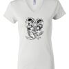Women's Short Sleeve V-Neck T-Shirt Thumbnail