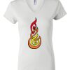 Women's Short Sleeve V-Neck T-Shirt Thumbnail