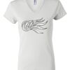 Women's Short Sleeve V-Neck T-Shirt Thumbnail