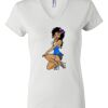 Women's Short Sleeve V-Neck T-Shirt Thumbnail