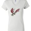 Women's Short Sleeve V-Neck T-Shirt Thumbnail
