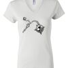 Women's Short Sleeve V-Neck T-Shirt Thumbnail
