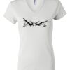 Women's Short Sleeve V-Neck T-Shirt Thumbnail