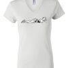 Women's Short Sleeve V-Neck T-Shirt Thumbnail