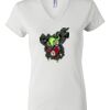 Women's Short Sleeve V-Neck T-Shirt Thumbnail