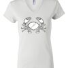 Women's Short Sleeve V-Neck T-Shirt Thumbnail
