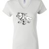 Women's Short Sleeve V-Neck T-Shirt Thumbnail