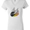 Women's Short Sleeve V-Neck T-Shirt Thumbnail