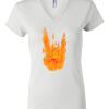 Women's Short Sleeve V-Neck T-Shirt Thumbnail