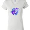 Women's Short Sleeve V-Neck T-Shirt Thumbnail