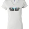 Women's Short Sleeve V-Neck T-Shirt Thumbnail