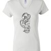 Women's Short Sleeve V-Neck T-Shirt Thumbnail