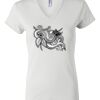 Women's Short Sleeve V-Neck T-Shirt Thumbnail