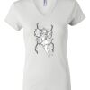 Women's Short Sleeve V-Neck T-Shirt Thumbnail