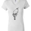 Women's Short Sleeve V-Neck T-Shirt Thumbnail