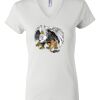 Women's Short Sleeve V-Neck T-Shirt Thumbnail