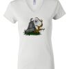 Women's Short Sleeve V-Neck T-Shirt Thumbnail
