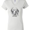Women's Short Sleeve V-Neck T-Shirt Thumbnail