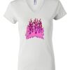 Women's Short Sleeve V-Neck T-Shirt Thumbnail