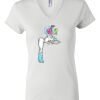 Women's Short Sleeve V-Neck T-Shirt Thumbnail