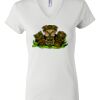 Women's Short Sleeve V-Neck T-Shirt Thumbnail