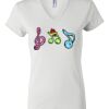 Women's Short Sleeve V-Neck T-Shirt Thumbnail