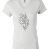Women's Short Sleeve V-Neck T-Shirt Thumbnail