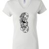 Women's Short Sleeve V-Neck T-Shirt Thumbnail