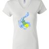Women's Short Sleeve V-Neck T-Shirt Thumbnail