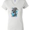 Women's Short Sleeve V-Neck T-Shirt Thumbnail