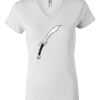 Women's Short Sleeve V-Neck T-Shirt Thumbnail