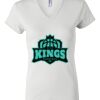 Women's Short Sleeve V-Neck T-Shirt Thumbnail