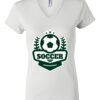 Women's Short Sleeve V-Neck T-Shirt Thumbnail