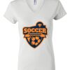 Women's Short Sleeve V-Neck T-Shirt Thumbnail