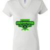 Women's Short Sleeve V-Neck T-Shirt Thumbnail