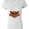 Women's Short Sleeve V-Neck T-Shirt Thumbnail