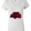 Women's Short Sleeve V-Neck T-Shirt Thumbnail