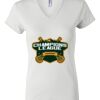 Women's Short Sleeve V-Neck T-Shirt Thumbnail